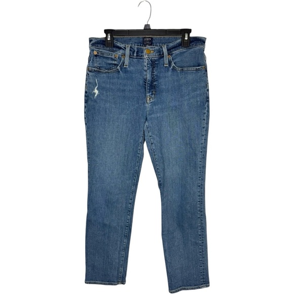 J. Crew Factory Denim - J.Crew Slim Boyfriend Jean Lightly distressed Medium Rinse Size 29